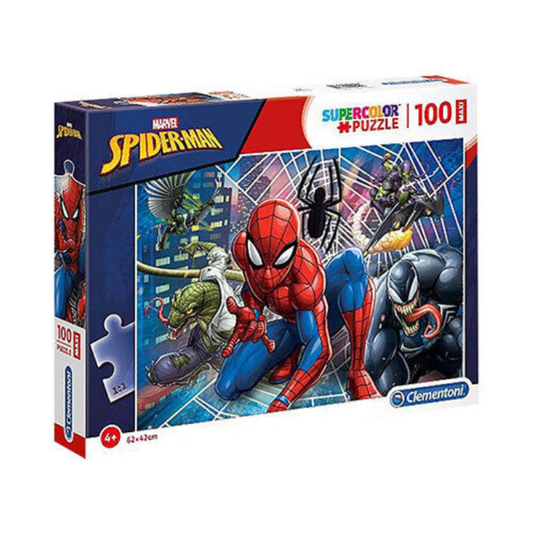 CLEMENTONI MAX.PUZZLE 100PZ 40X27X4 SPIDERMAN