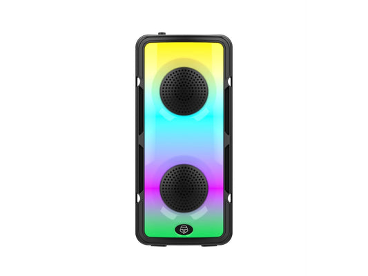 Altoparlanti stereo Bluetooth 5.0, altoparlante senza fili portatile, luci colorate, batteria da 2000 Mah