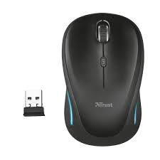 TRUST MOUSE WIRELESS MEDIUM YVI FX BLACK 22333