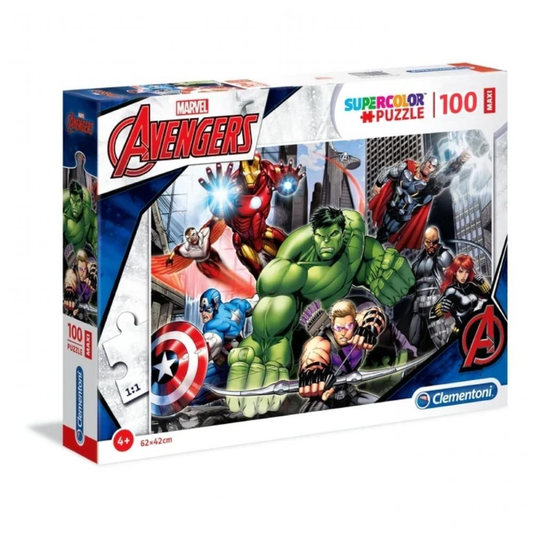 CLEMENTONI MAX.PUZZLE 100PZ 40X27X4 AVENGERS